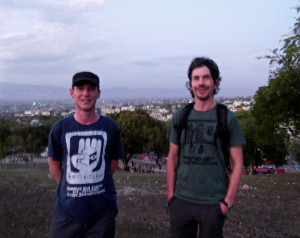 dave and marko looking blurry after the journey from the dominican republic