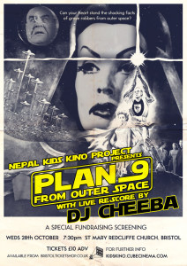 Plan 9 from Outer Space, rescored by DJ Cheeba, in St Mary Redcliffe Church