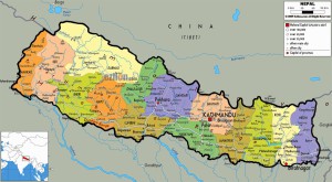 Nepal map