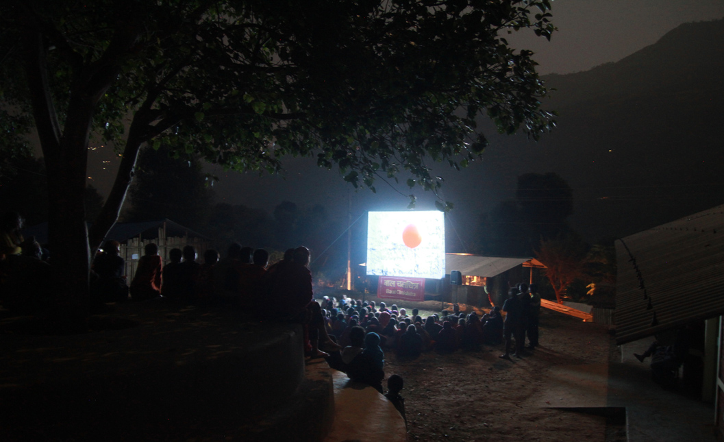 Showing the Red Balloon at our second Sukaura screening
